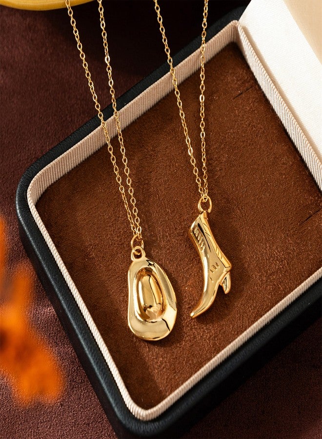 JAVARNV Western Jewelry for Women Cowboy Boot Charm Necklace Cowgirl Accessories Country Concert Outfits for Women Western Boho Jewelry Gifts - Image 5